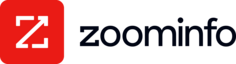 Zoominfo Logo in red and black.